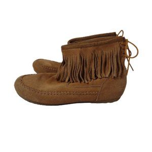 Makalu Canyon Moccasin Boots Women's size 6M Suede Brown